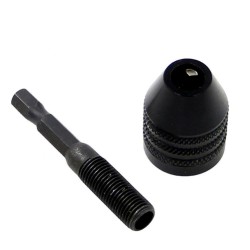 0.3 - 3.6mm Keyless Drill Chuck Adapter Hex Shank for Screwdriver Impact Driver 1PC 0.3 - 3.6mm Keyless Drill Chuck Adapter Hex Shank for Screwdriver Impact Driver 1PC