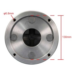 6-Inch 4-Jaw Plain Back Independent Chuck K72-160 6-Inch 4-Jaw Plain Back Independent Chuck K72-160