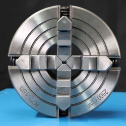 6-Inch 4-Jaw Plain Back Independent Chuck K72-160 6-Inch 4-Jaw Plain Back Independent Chuck K72-160