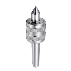 MT2 0.02 Inch CNC Precision Steel Lathe Live Center Taper Tool Triple Bearing MT2 0.02 Inch CNC Precision Steel Lathe Live Center Taper Tool Triple Bearing