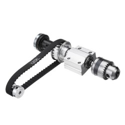 No Power Spindle Assembly - Small Lathe Accessories, Trimming Belt, JTO/B10/B12/B16 Drill Chuck Set No Power Spindle Assembly - Small Lathe Accessories, Trimming Belt, JTO/B10/B12/B16 Drill Chuck Set