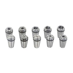 Socoje ER16 Collet Set, 1/32" to 3/8", 3/4" x 3.94" Chuck Holder 1 set 10 Pcs  Socoje ER16 Collet Set, 1/32" to 3/8", 3/4" x 3.94" Chuck Holder 1 set 10 Pcs