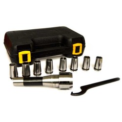 Socoje Tools EMC15-R8 R8 End Mill Chuck Set 7/16-20 Thread Socoje Tools EMC15-R8 R8 End Mill Chuck Set 7/16-20 Thread