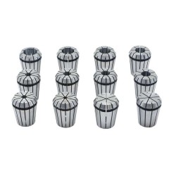 CAT40 Shank ER32 Chuck with 12 pc Collet Set, 3/32 inch - 3/4 inch CAT40 Shank ER32 Chuck with 12 pc Collet Set, 3/32 inch - 3/4 inch