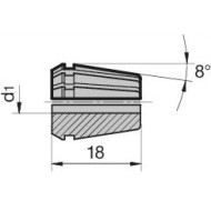 Single ER 11 Collet 1.50mm Swiss Quality Single ER 11 Collet 1.50mm Swiss Quality