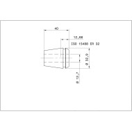 Single ER 32-UP Collet Ø 1/2“ (12.70mm) ULTRA Precision Swiss Quality Single ER 32-UP Collet Ø 1/2“ (12.70mm) ULTRA Precision Swiss Quality