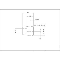 Single ER 40 Collet 6.00mm Swiss Quality Single ER 40 Collet 6.00mm Swiss Quality