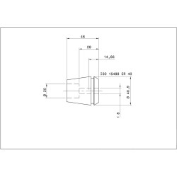 Single ER 40 Collet 8.00mm Swiss Quality Single ER 40 Collet 8.00mm Swiss Quality
