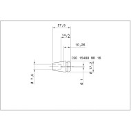 Single MR 16 Collet 1.00mm micRun Swiss Quality Single MR 16 Collet 1.00mm micRun Swiss Quality