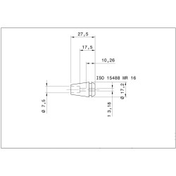 Single MR 16 Collet 1/8“ (3.175mm) micRun Swiss Quality Single MR 16 Collet 1/8“ (3.175mm) micRun Swiss Quality