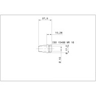 Single MR 16 Collet 10.00mm - micRun Swiss Quality Single MR 16 Collet 10.00mm - micRun Swiss Quality