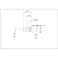 Single MR 16 Collet 3/16“ (4.763mm) micRun Swiss Quality Single MR 16 Collet 3/16“ (4.763mm) micRun Swiss Quality