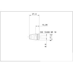 Single MR 16 Collet 6.00mm micRun Swiss Quality Single MR 16 Collet 6.00mm micRun Swiss Quality