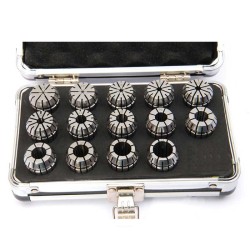 ER25-14PCS(1/8 inch-5/8 inch) Precision Spring Collet  Aluminum alloy box ER25-14PCS(1/8 inch-5/8 inch) Precision Spring Collet  Aluminum alloy box