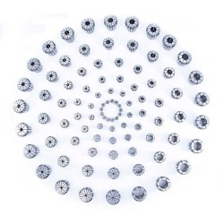 CNC Tool Accessories Spring ER 40 Collet with 3-26mm Clamping Range Drilling Chuck Set CNC Tool Accessories Spring ER 40 Collet with 3-26mm Clamping Range Drilling Chuck Set