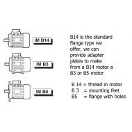 AC Motor TN80A 2 Pole 0.75kW 3000RPM B14 Flange AC Motor TN80A 2 Pole 0.75kW 3000RPM B14 Flange