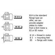 AC Motor TN90L 2 Pole 2.2kW 3000RPM B14 Flange AC Motor TN90L 2 Pole 2.2kW 3000RPM B14 Flange