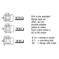 AC Motor TN90S 2 Pole 1.5kW 3000RPM B14 Flange AC Motor TN90S 2 Pole 1.5kW 3000RPM B14 Flange