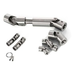 CNC Custom Stainless Steel Steering Single Double Universal U Joint Cardan Drive flexible Shaft Universal Joint coupling 50Pcs CNC Custom Stainless Steel Steering Single Double Universal U Joint Cardan Drive flexible Shaft Universal Joint coupling 50Pcs