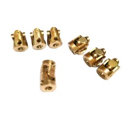 CNC machining  Steering Mini Universal Joint Gold Cardan Drive Shaft Universal Joints Coupling Of Auto Spare Part CNC machining  Steering Mini Universal Joint Gold Cardan Drive Shaft Universal Joints Coupling Of Auto Spare Part