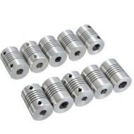 Custom CNC Aluminum Stainless Steel Flexible Rigid Clamp Shaft Coupling for Electric Motor Shaft Couple 2Pcs Custom CNC Aluminum Stainless Steel Flexible Rigid Clamp Shaft Coupling for Electric Motor Shaft Couple 2Pcs