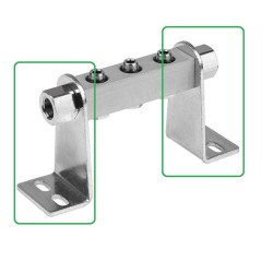 Pneumatic Manifold 1/8‘‘ Bracket set H=60 Pneumatic Manifold 1/8‘‘ Bracket set H=60