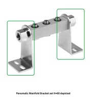 Pneumatic Manifold 1/8‘‘ Bracket set H=30 Pneumatic Manifold 1/8‘‘ Bracket set H=30