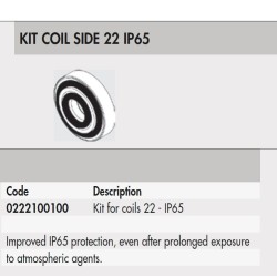 Coil Protection Kit for Coil 22 with 8mm Connection and IP65 Protection Rating Coil Protection Kit for Coil 22 with 8mm Connection and IP65 Protection Rating
