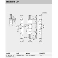 7010021200 BIstable valve 5/2 1/8‘‘ 7010021200 BIstable valve 5/2 1/8‘‘