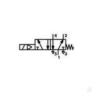 7020021100 Monostable valve 5/2 1/4“ 7020021100 Monostable valve 5/2 1/4“