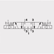7020022100 Mono-stable valve 5/3 1/4inch (Closed Center) 7020022100 Mono-stable valve 5/3 1/4inch (Closed Center)