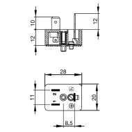 Valve type B (2+PE) MALE device connector 11mm pitch GSA20 Valve type B (2+PE) MALE device connector 11mm pitch GSA20