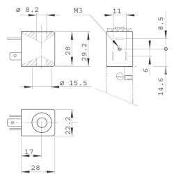 W0215000101 coil for Pneumatic valves 24V DC 2W W0215000101 coil for Pneumatic valves 24V DC 2W