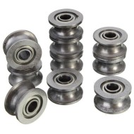 10pcs 624ZZ 4x13x7mm HCS U Groove Sealed Ball Bearings Guide Pulley Ball Bearing 10pcs 624ZZ 4x13x7mm HCS U Groove Sealed Ball Bearings Guide Pulley Ball Bearing