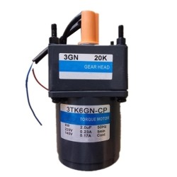 6 W AC Gear Motor, Torque  Motor with Gearbox, single phase