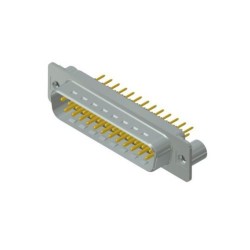D-SUB MALE PCB connector 25pins with 4-40UNC thread spacer