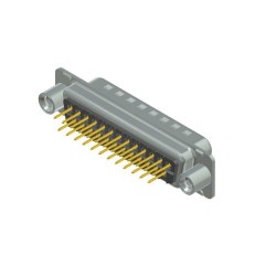 D-SUB MALE PCB connector 25pins with 4-40UNC thread spacer