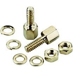 D-SUB Mount Screw Set (2 pieces +nuts )