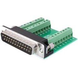 D-SUB (screw terminal low cost) 25pole MALE D-SUB (screw terminal low cost) 25pole MALE