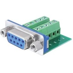 D-SUB (screw terminals) 9Pole FEMALE D-SUB (screw terminals) 9Pole FEMALE