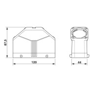 Housing - HC-EVO-B24-HHFD-2B-PL-BK - 1411497 Housing - HC-EVO-B24-HHFD-2B-PL-BK - 1411497