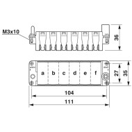 Module carrier frame - HC-M-B24-MFH-B - Panel Side - 1182094 Module carrier frame - HC-M-B24-MFH-B - Panel Side - 1182094