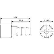 Pneumatic contact - HC-M-PN2-6,00-BU - 1676763 Pneumatic contact - HC-M-PN2-6,00-BU - 1676763