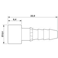 Pneumatic contact - HC-M-PN3-4,00-BU - 1663530 Pneumatic contact - HC-M-PN3-4,00-BU - 1663530