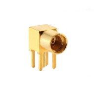 MMCX Female Right Angle RF Coaxial Connector PCB Mount MMCX Female Right Angle RF Coaxial Connector PCB Mount