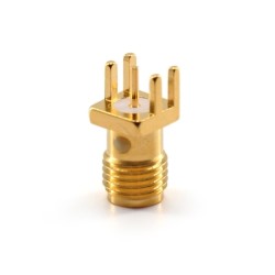 SMA Female 4 Pin RF Coaxial Connector PCB Mount SMA Female 4 Pin RF Coaxial Connector PCB Mount