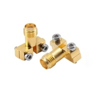 SMA Female RF Coaxial Connector PCB Edge Mount SMA Female RF Coaxial Connector PCB Edge Mount