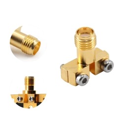 SMA Female RF Coaxial Connector PCB Edge Mount SMA Female RF Coaxial Connector PCB Edge Mount