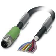 M12 12 Pole Cable L=10000mm MALE Shielded with Openend M12 12 Pole Cable L=10000mm MALE Shielded with Openend