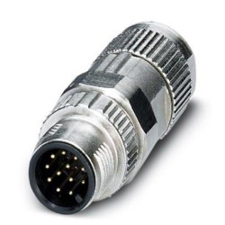 M12 12 Pole MALE Shielded (Piercecon® quick connect)